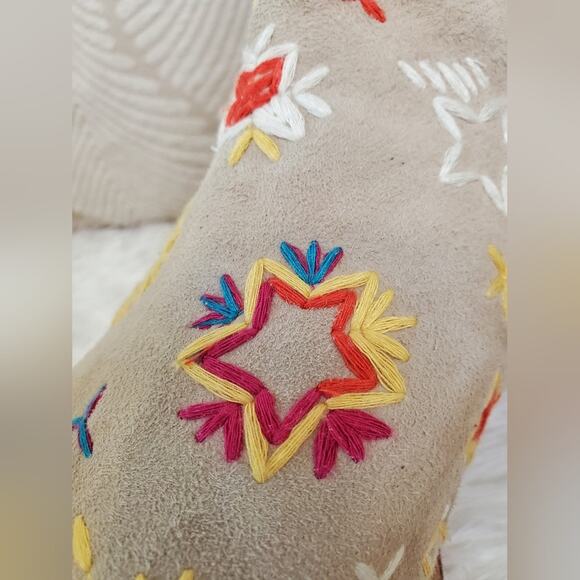 NWT Women's Free People Bowers Embroidered Booties Size 39 - Picture 13 of 16